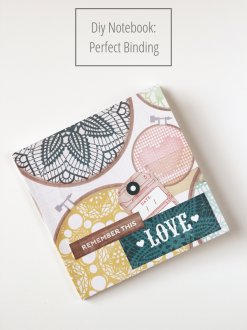 Diy Notebook - perfect binding