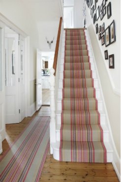 Simple tips to Install Carpet on Stairs - Entryway Stair Runner